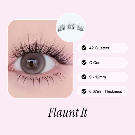 Self-Adhesive Cluster Lashes