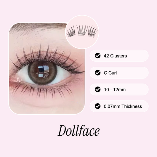 Self-Adhesive Cluster Lashes